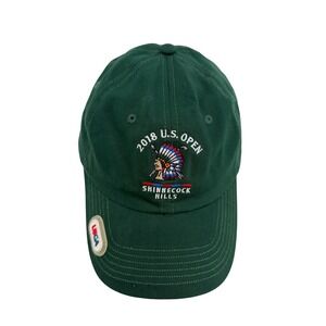 USGA 2018 U.S. Open Shinnecock Hills Hat One Size Cotton Green Golf Dad Cap‎